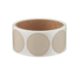 Plain Beige Sticker Roll 250 Pieces - hotpackwebstore.com - Stickers